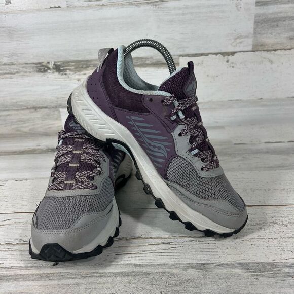 Saucony Womens Excursion TR15‎ Trail Running Shoe Gray & Purple Size 7.5 - Picture 6 of 8